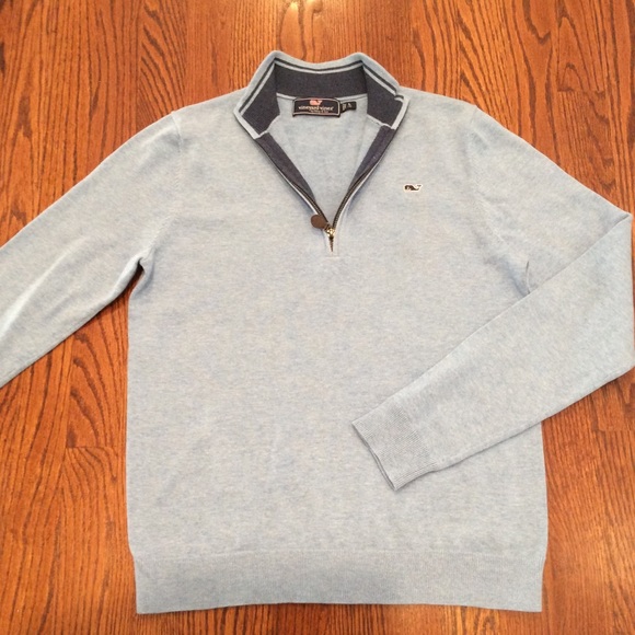 Vineyard vines classic pullover 1/4 zip sweater - Picture 4 of 5